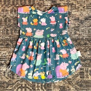 Vi & Jax Peppa Pig Casual Knit Top in Teal